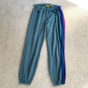 Women’s Aviator Nation Drawstring Track Sweats, L